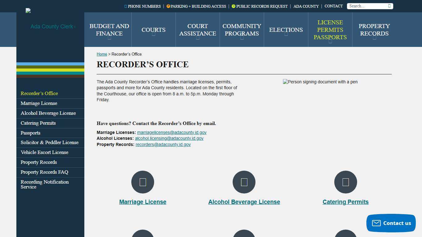 Recorder's Office - Ada County Clerk